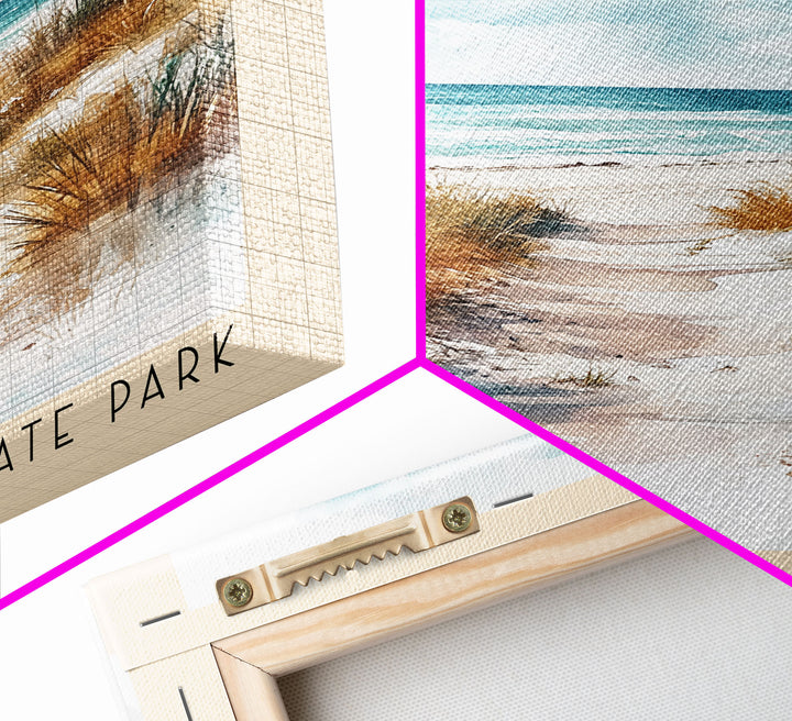 Henderson Beach State Park, Florida Watercolor Print, Vacation Gift, Florida Wall Art, Beach Painting, Beach Decor, Beach Or Lakehouse Art