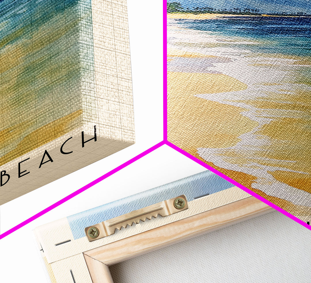 Honokalani Beach, Maui Watercolor Beach Print, Vacation Gift, Maui Wall Art, Beach Painting, Beach Decor, Beach Painting