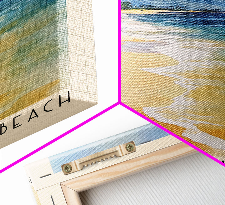 Honokalani Beach, Maui Watercolor Beach Print, Vacation Gift, Maui Wall Art, Beach Painting, Beach Decor, Beach Painting