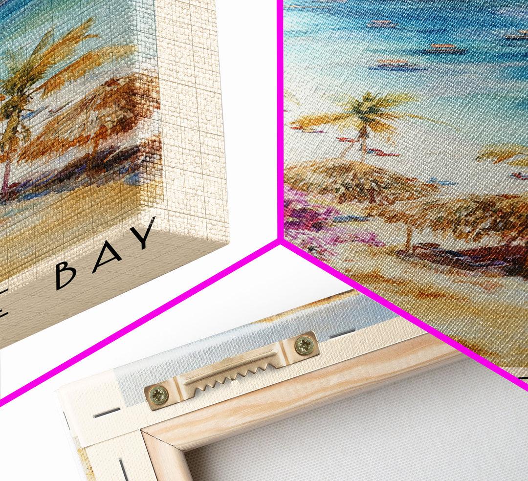 Horseshoe Bay, Fiji Watercolor Print, Vacation Gift, Fiji Wall Art, Vacation Wall Art, Vacatation Memories, Beach Decor, Beach Or Lakehouse Art