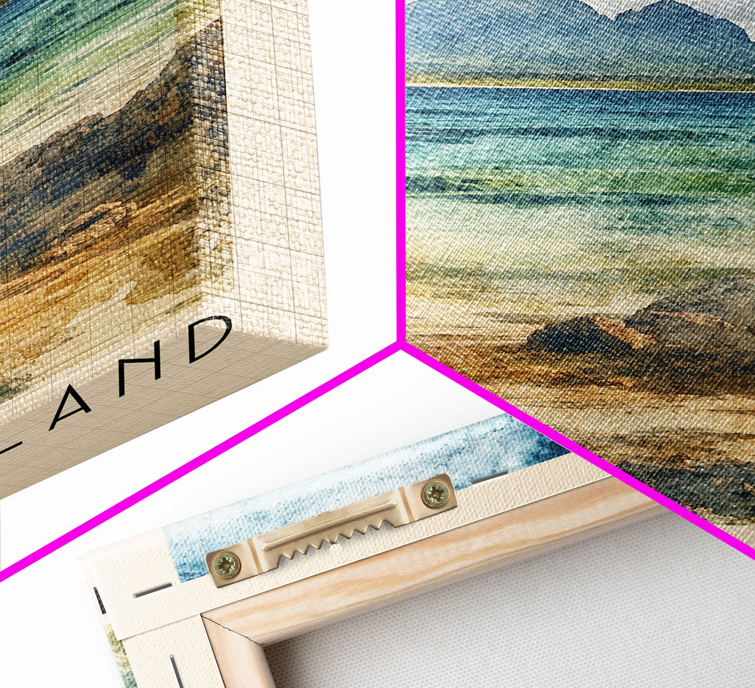 Isabela Island, Ecuador Watercolor Print, Vacation Gift, Ecuador Wall Art, Beach Painting, Beach Decor, Beach Or Lakehouse Art