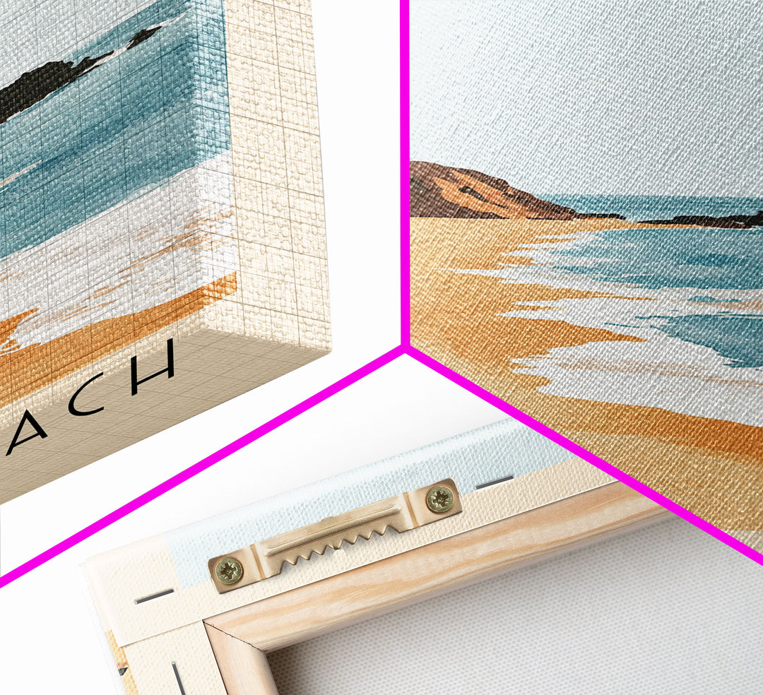 Isshiki Beach, Japan Watercolor Print, Vacation Gift, Japan Wall Art, Vacation Wall Art, Vacatation Memories, Beach Decor, Beach Or Lakehouse Art