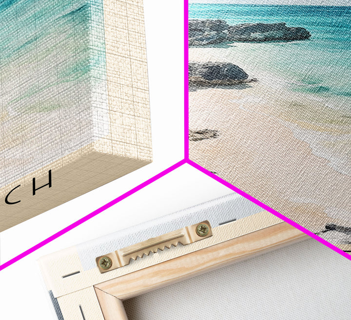 Jaws Beach, Bahamas Watercolor Print, Vacation Gift, Bahamas Wall Art, Beach Painting, Beach Decor, Beach Or Lakehouse Art