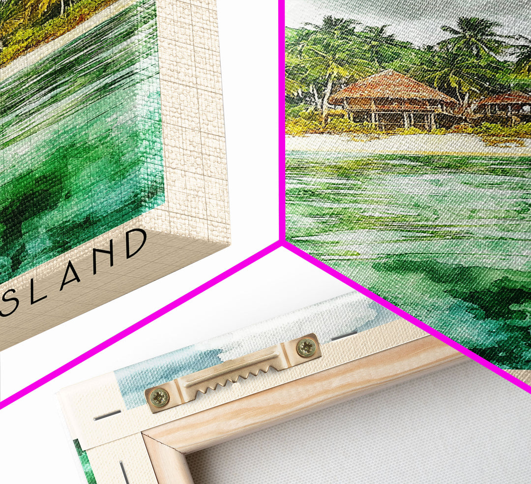Kalanggaman Island, Philippines Watercolor Print, Vacation Gift, Philippines Wall Art, Vacation Wall Art, Vacatation Memories, Beach Decor, Beach Or Lakehouse Art