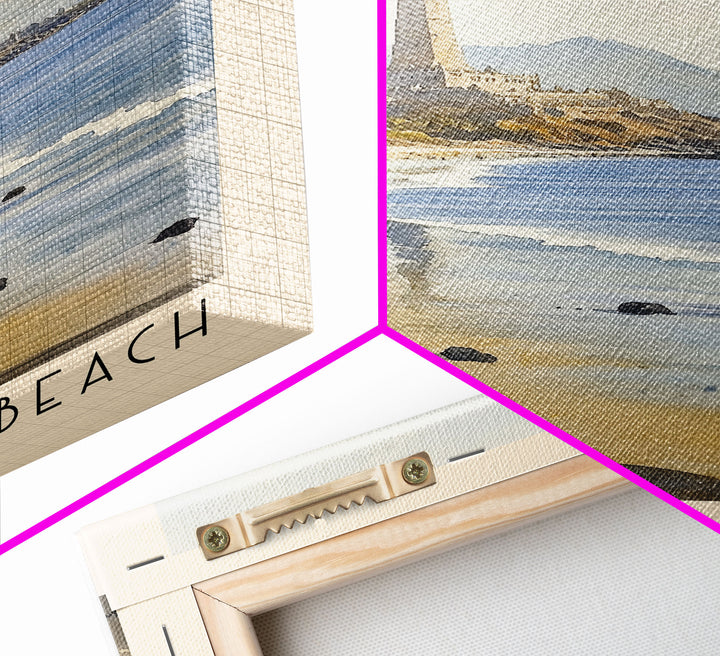 Kanyakumari Beach, India Watercolor Print, Vacation Gift, India Wall Art, Vacation Wall Art, Vacatation Memories, Beach Decor, Beach Or Lakehouse Art