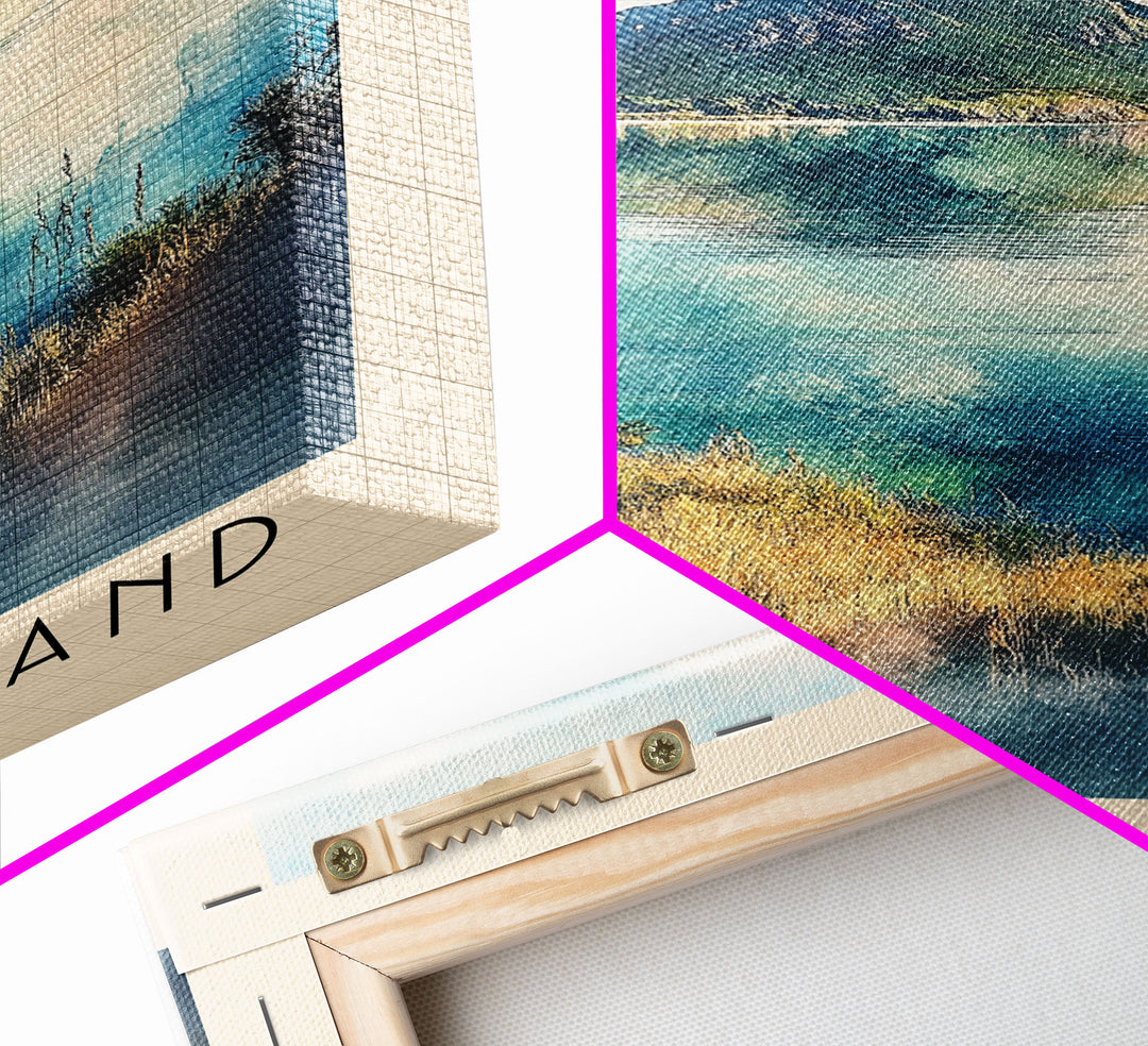 Kapiti Island, New Zealand Watercolor Print, Vacation Gift, New Zealand Wall Art, Beach Painting, Beach Decor, Beach Or Lakehouse Art