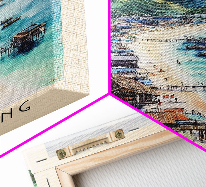 Koh Chang, Thailand Watercolor Print, Vacation Gift, Thailand Wall Art, Vacation Wall Art, Vacatation Memories, Beach Decor, Beach Or Lakehouse Art