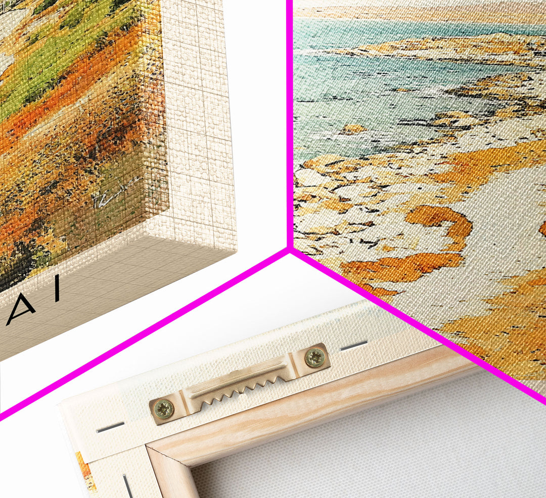Kraalbaai, South Africa Watercolor Print, Vacation Gift, South Africa Wall Art, Vacation Wall Art, Vacatation Memories, Beach Decor, Beach Or Lakehouse Art