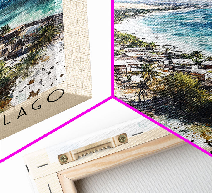 Lamu Archipelago, Kenya Watercolor Print, Vacation Gift, Kenya Wall Art, Beach Painting, Beach Decor, Beach Or Lakehouse Art