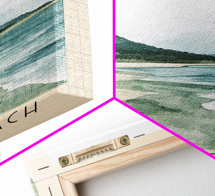 Long Beach, Philippines Watercolor Print, Vacation Gift, Philippines Wall Art, Beach Painting, Beach Decor, Beach Or Lakehouse Art