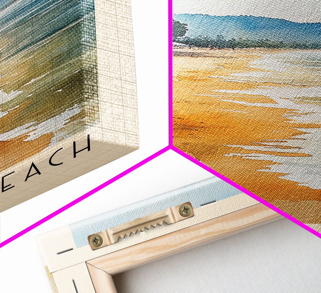 Long Set Beach, Cambodia Watercolor Print, Vacation Gift, Cambodia Wall Art, Vacation Wall Art, Vacatation Memories, Beach Decor, Beach Or Lakehouse Art