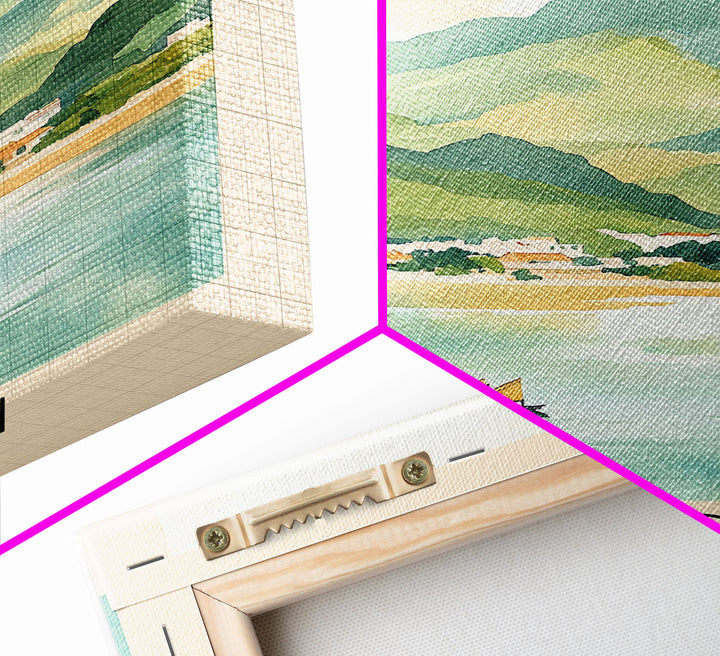 Ly Son, Vietnam Watercolor Print, Vacation Gift, Vietnam Wall Art, Beach Painting, Beach Decor, Beach Or Lakehouse Art
