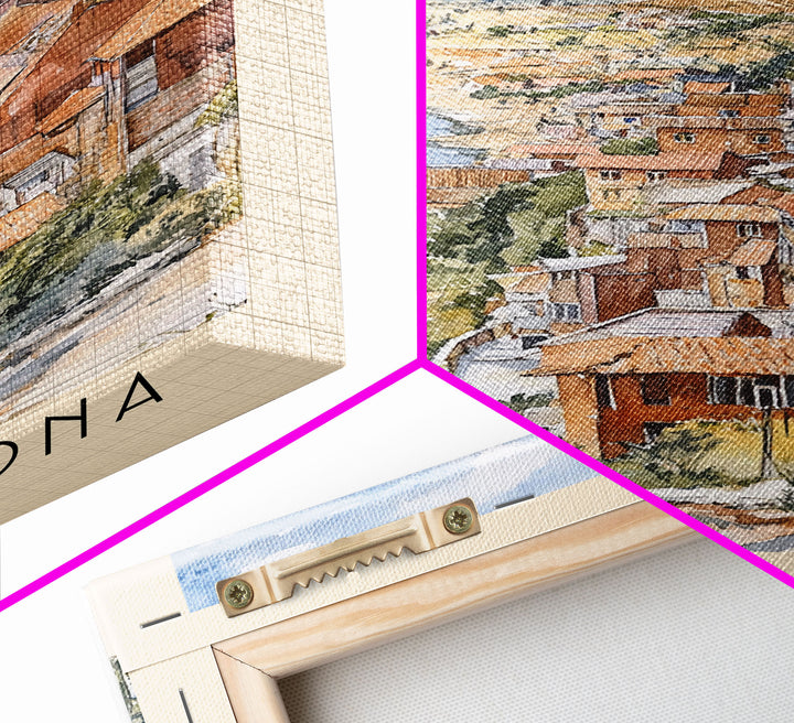 Mahavelona, Madagascar Watercolor Print, Vacation Gift, Madagascar Wall Art, Vacation Wall Art, Vacatation Memories, Beach Decor, Beach Or Lakehouse Art