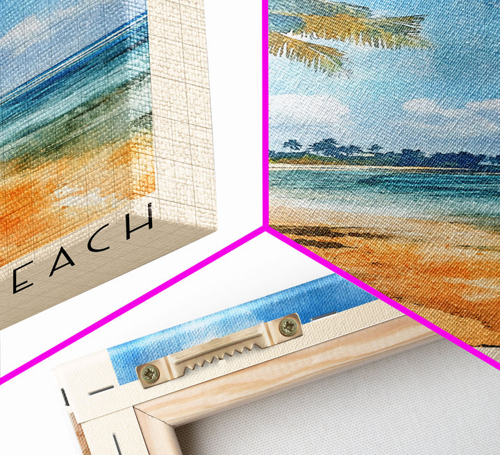 Malamala Beach, Fiji Watercolor Print, Vacation Gift, Fiji Wall Art, Beach Painting, Beach Decor, Beach Or Lakehouse Art