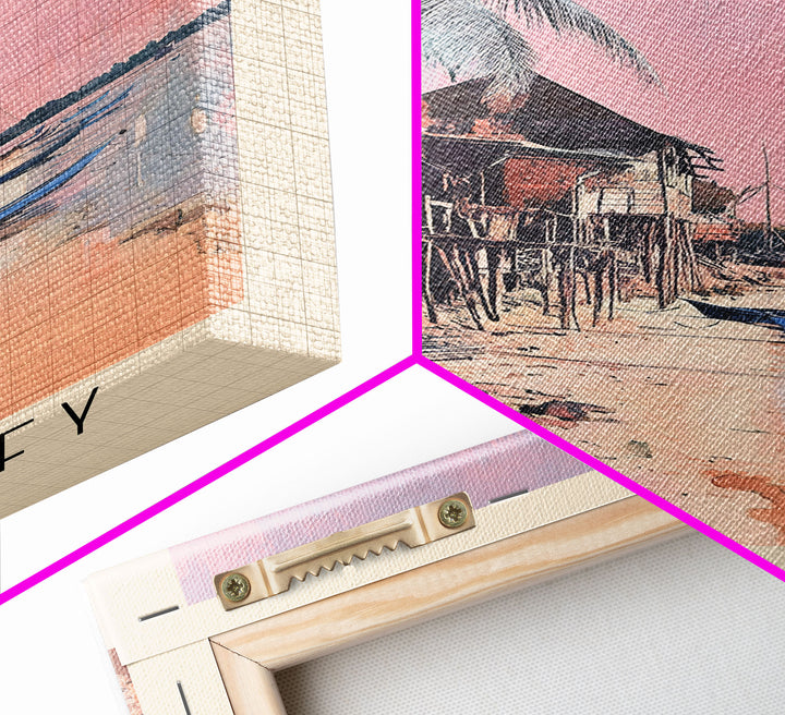 Manafiafy, Madagascar Watercolor Print, Vacation Gift, Madagascar Wall Art, Vacation Wall Art, Vacatation Memories, Beach Decor, Beach Or Lakehouse Art