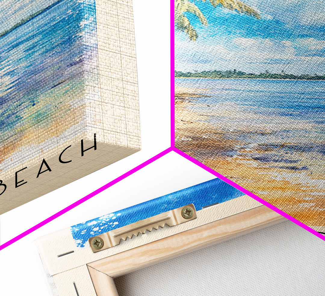 Manzanillo Beach, Costa Rica Watercolor Print, Vacation Gift, Costa Rica Wall Art, Vacation Wall Art, Vacatation Memories, Beach Decor, Beach Or Lakehouse Art