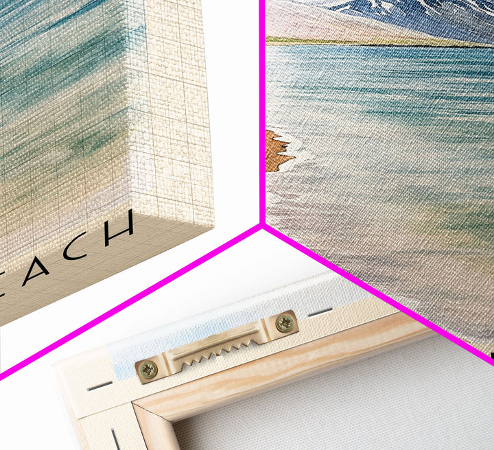 Meleyri Beach, Iceland Watercolor Print, Vacation Gift, Iceland Wall Art, Vacation Wall Art, Vacatation Memories, Beach Decor, Beach Or Lakehouse Art