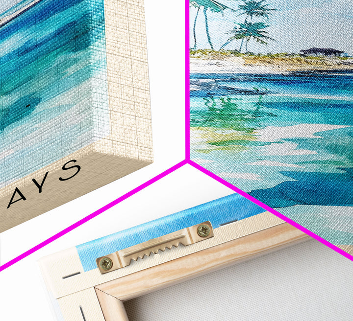 Miskito Cays, Nicaragua Watercolor Print, Vacation Gift, Nicaragua Wall Art, Beach Painting, Beach Decor, Beach Or Lakehouse Art