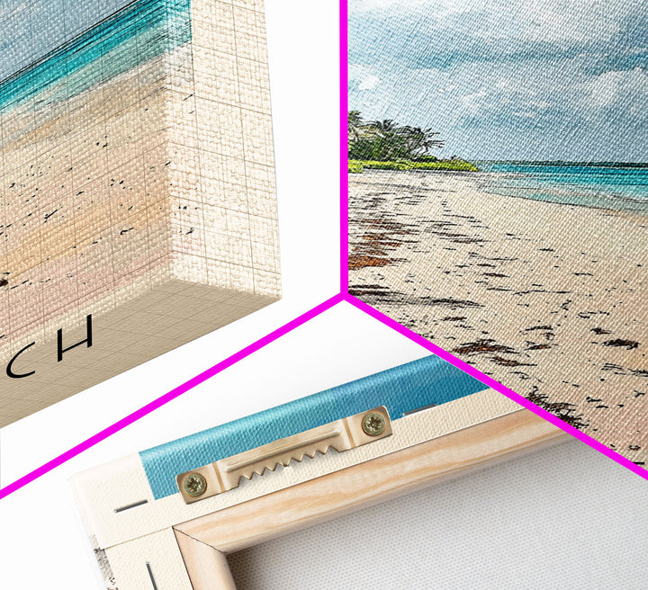 Muri Beach, Cook Islands Watercolor Print, Vacation Gift, Cook Islands Wall Art, Beach Painting, Beach Decor, Beach Or Lakehouse Art