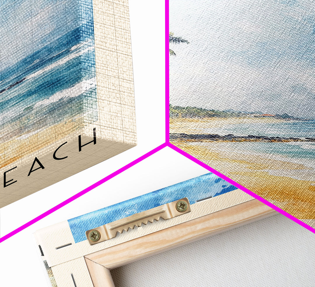 Negombo beach, Sri Lanka Watercolor Print, Vacation Gift, Sri Lanka Wall Art, Beach Painting, Beach Decor, Beach Or Lakehouse Art