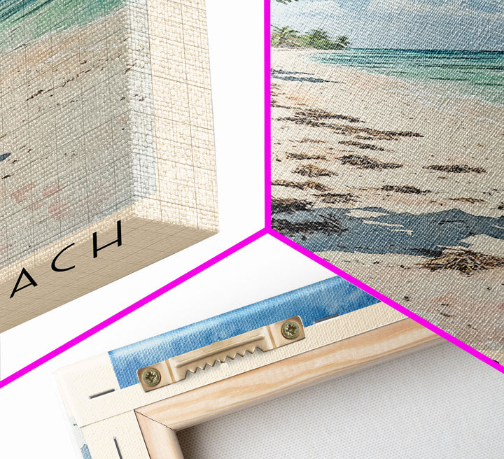 Nungwi Beach, Zanzibar Watercolor Print, Vacation Gift, Zanzibar Wall Art, Beach Painting, Beach Decor, Beach Or Lakehouse Art