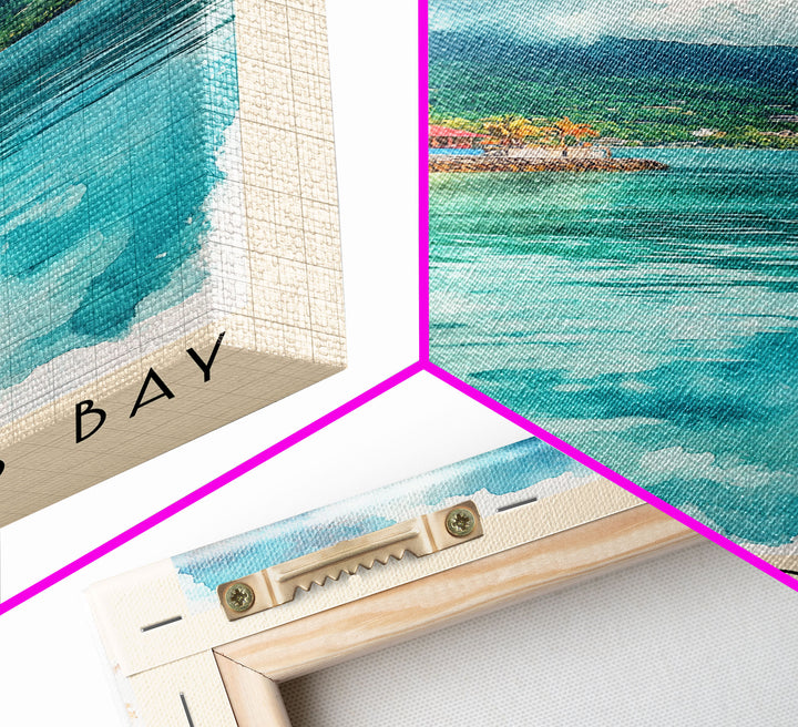 Ocho Rios Bay, Jamaica Watercolor Print, Vacation Gift, Jamaica Wall Art, Vacation Wall Art, Vacatation Memories, Beach Decor, Beach Or Lakehouse Art