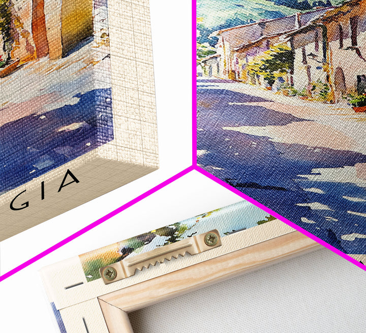 Palombaggia, France Watercolor Print, Vacation Gift, France Wall Art, Beach Painting, Beach Decor, Beach Or Lakehouse Art