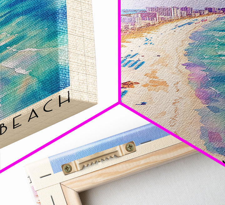 Panama City Beach, Florida Watercolor Print, Vacation Gift, Florida Wall Art, Vacation Wall Art, Vacatation Memories, Beach Decor, Beach Or Lakehouse Art