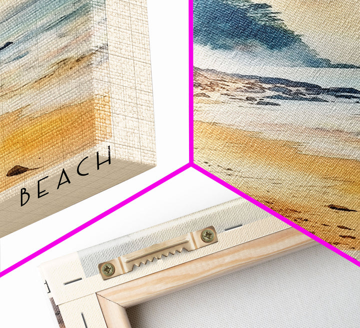 Pasir Tengkorak Beach, Malasyia Watercolor Print, Vacation Gift, Malasyia Wall Art, Vacation Wall Art, Vacatation Memories, Beach Decor, Beach Or Lakehouse Art