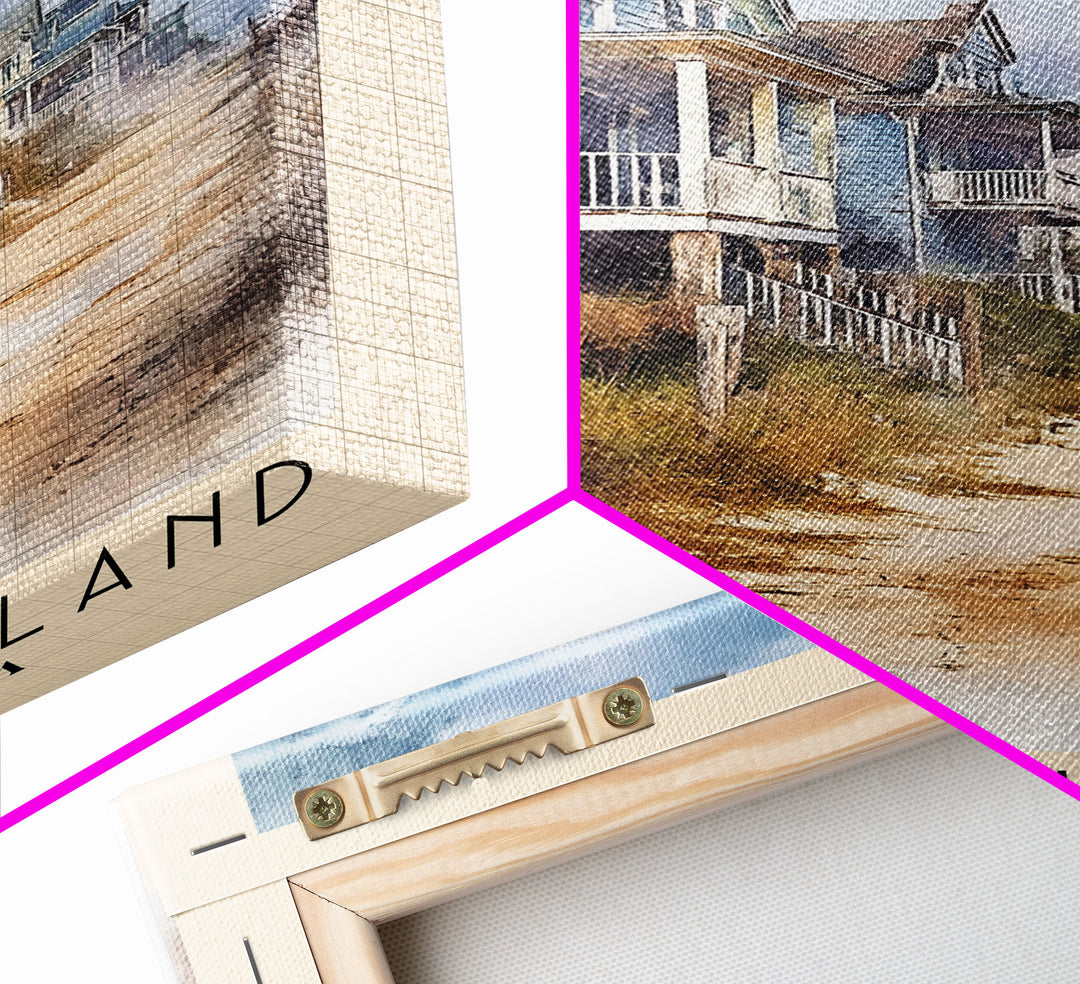 Pawley's Island, South Carolina Watercolor Print, Vacation Gift, South Carolina Wall Art, Beach Painting, Beach Decor, Beach Or Lakehouse Art