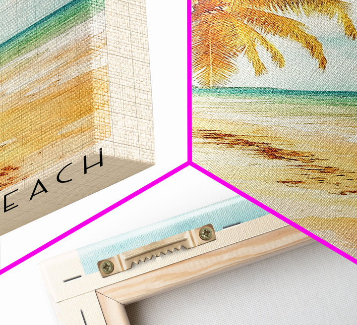 Placencia Beach, Belize Watercolor Print, Vacation Gift, Belize Wall Art, Beach Painting, Beach Decor, Beach Or Lakehouse Art