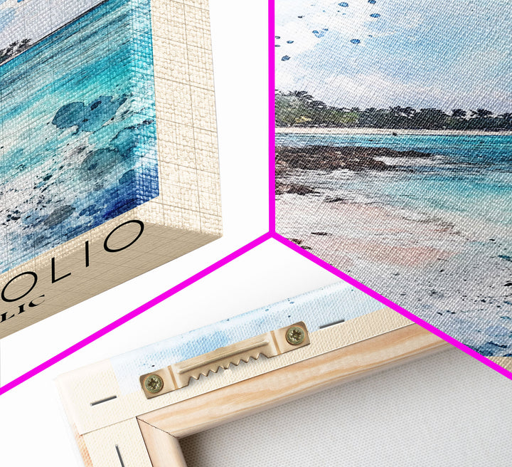 Playa Juan Dolio, Dominican Republic Watercolor Print, Vacation Gift, Dominican Republic Wall Art, Vacation Wall Art, Vacatation Memories, Beach Decor, Beach Or Lakehouse Art