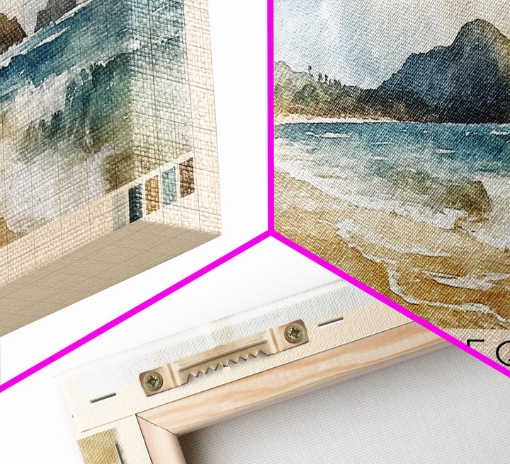 Playa Negra, Costa Rica Watercolor Print, Vacation Gift, Costa Rica Wall Art, Vacation Wall Art, Vacatation Memories, Beach Decor, Beach Or Lakehouse Art