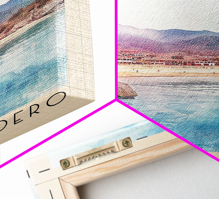 Playa Rodadero, Colombia Watercolor Print, Vacation Gift, Colombia Wall Art, Beach Painting, Beach Decor, Beach Or Lakehouse Art