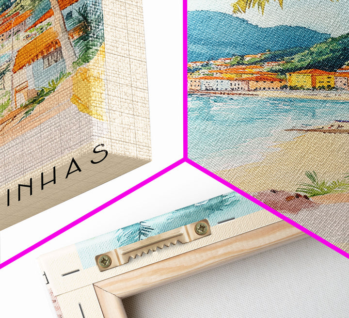 Porto de Galinhas, Brazil Watercolor Print, Vacation Gift, Brazil Wall Art, Vacation Wall Art, Vacatation Memories, Beach Decor, Beach Or Lakehouse Art