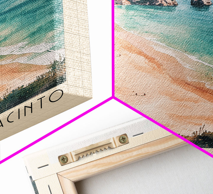 Praia de São Jacinto, Portugal Watercolor Print, Vacation Gift, Portugal Wall Art, Vacation Wall Art, Vacatation Memories, Beach Decor, Beach Or Lakehouse Art