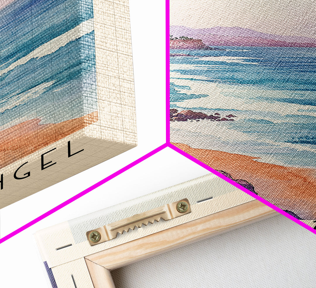 Puerto Ángel, Mexico Watercolor Print, Vacation Gift, Mexico Wall Art, Beach Painting, Beach Decor, Beach Or Lakehouse Art