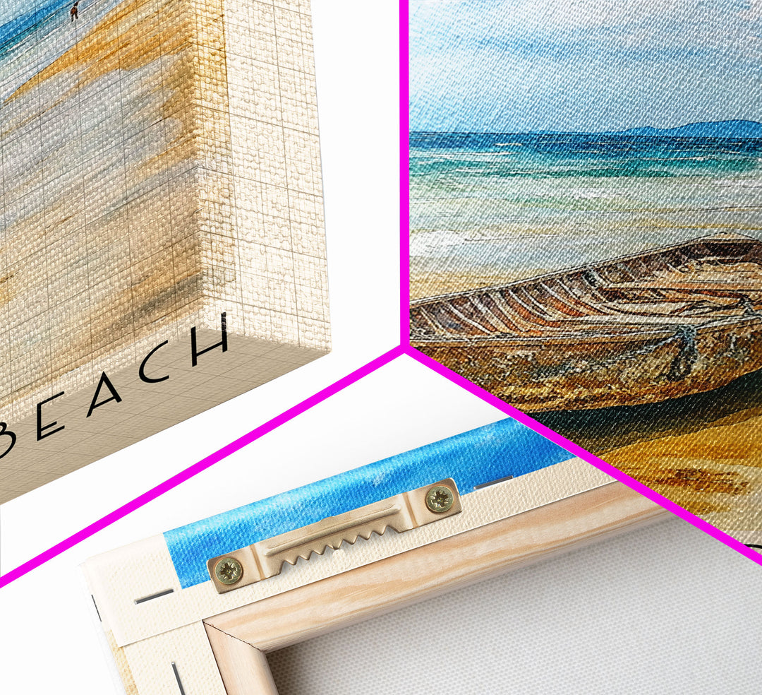 Radhanagar Beach, India Watercolor Print, Vacation Gift, India Wall Art, Beach Painting, Beach Decor, Beach Or Lakehouse Art