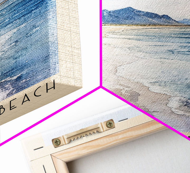 Rauðisandur Beach, Iceland Watercolor Print, Vacation Gift, Iceland Wall Art, Beach Painting, Beach Decor, Beach Or Lakehouse Art
