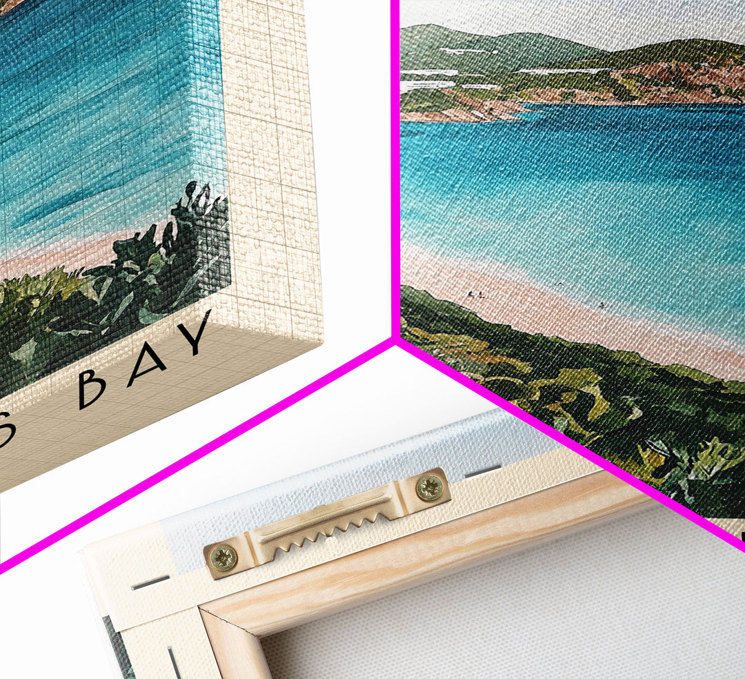 Rendezvous Bay, Anguila Watercolor Print, Vacation Gift, Anguila Wall Art, Beach Painting, Beach Decor, Beach Or Lakehouse Art