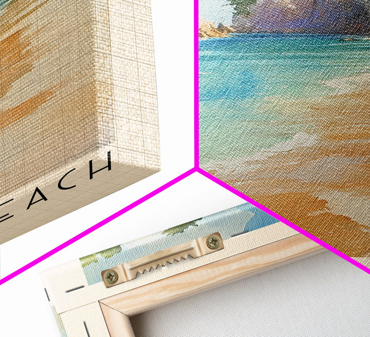 Rockley Beach, Barbados Watercolor Print, Vacation Gift, Barbados Wall Art, Beach Painting, Beach Decor, Beach Or Lakehouse Art