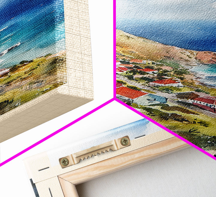 Saba, Netherlands Watercolor Print, Vacation Gift, Netherlands Wall Art, Vacation Wall Art, Vacatation Memories, Beach Decor, Beach Or Lakehouse Art