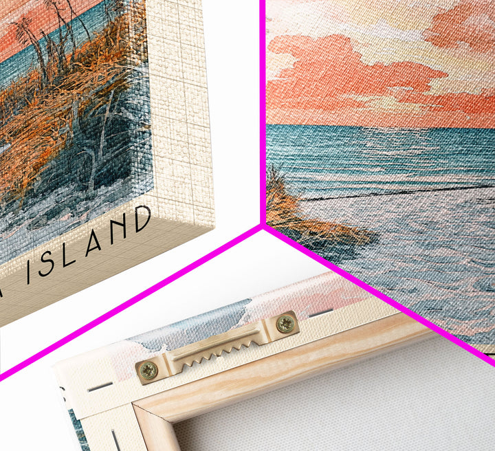 Sanibel and Captiva Island, Florida Watercolor Beach Print, Vacation Gift, Florida Wall Art, Beach Painting, Beach Decor, Beach Painting