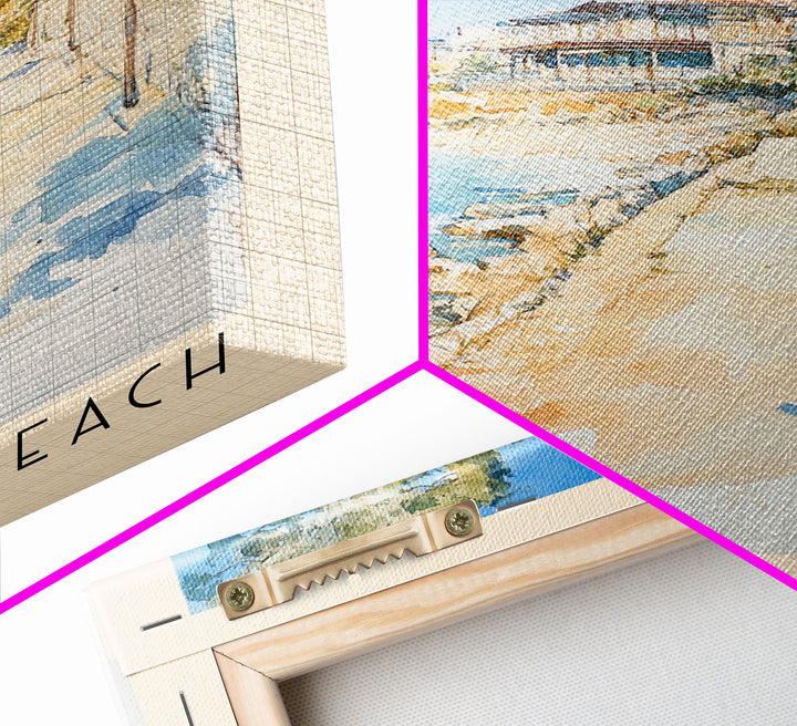 Shirahama Beach, Japan Watercolor Print, Vacation Gift, Japan Wall Art, Beach Painting, Beach Decor, Beach Or Lakehouse Art