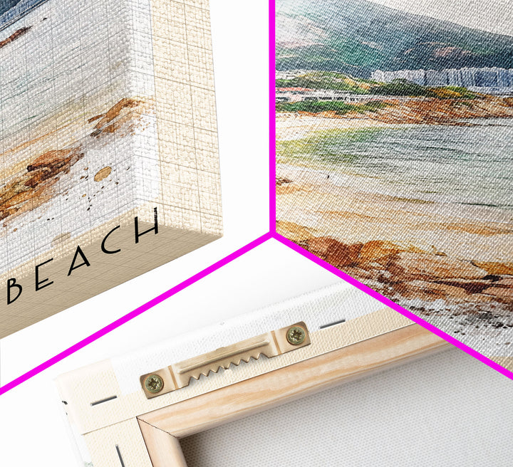 Silver Sands Beach, Barbados Watercolor Print, Vacation Gift, Barbados Wall Art, Vacation Wall Art, Vacatation Memories, Beach Decor, Beach Or Lakehouse Art