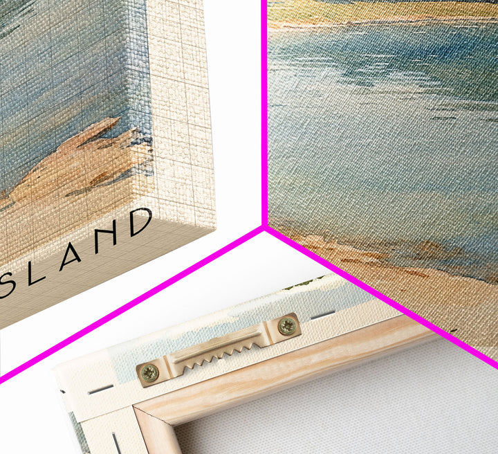 South Bass Island, Ohio Watercolor Print, Vacation Gift, Ohio Wall Art, Vacation Wall Art, Vacatation Memories, Beach Decor, Beach Or Lakehouse Art