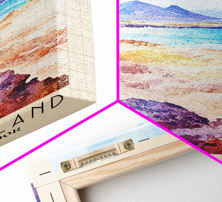 Spanish Island, Galapagos, Ecuador Watercolor Print, Vacation Gift, Galapagos, Ecuador Wall Art, Vacation Wall Art, Vacatation Memories, Beach Decor, Beach Or Lakehouse Art