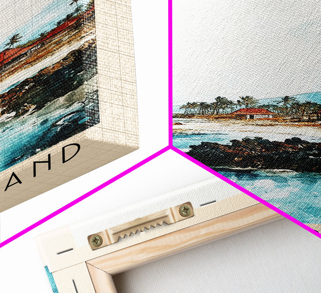 Sumba Island, Indonesia Watercolor Print, Vacation Gift, Indonesia Wall Art, Beach Painting, Beach Decor, Beach Or Lakehouse Art