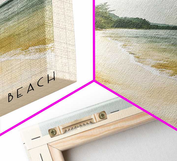 Tanjung Bungah Beach, Malasyia Watercolor Print, Vacation Gift, Malasyia Wall Art, Beach Painting, Beach Decor, Beach Or Lakehouse Art