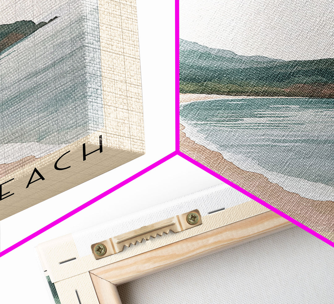 Tarkarli Beach, India Watercolor Print, Vacation Gift, India Wall Art, Vacation Wall Art, Vacatation Memories, Beach Decor, Beach Or Lakehouse Art